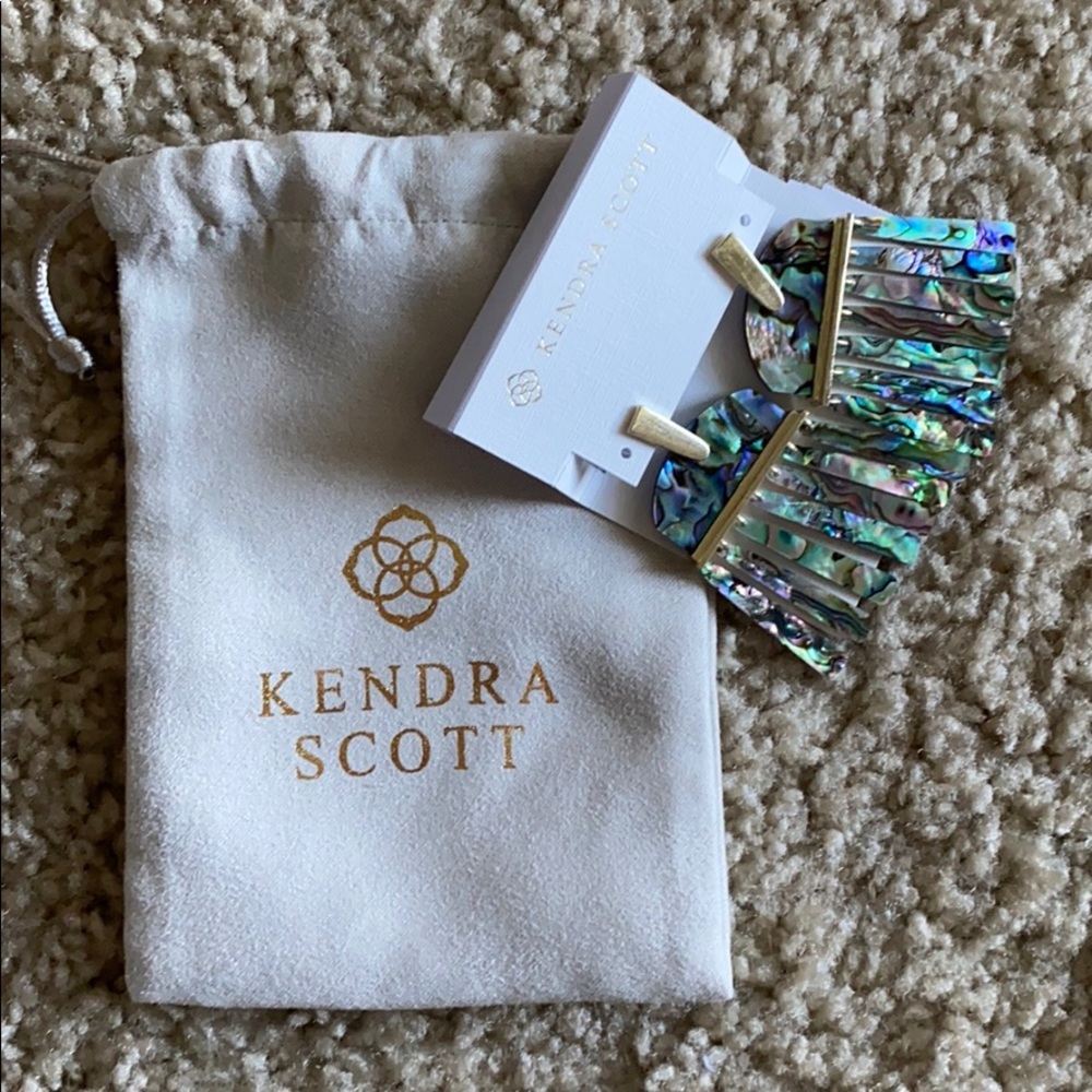 Kendra Scott Abalone Layne Earrings - Picture 2 of 8